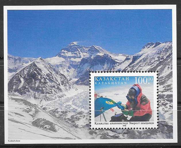 Estampilla Everest Kazastán 1998