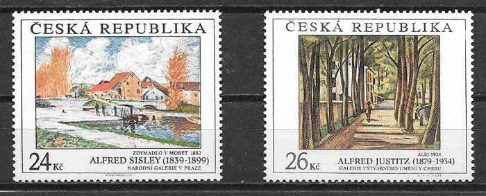 sellos Chequia pinturas 2009