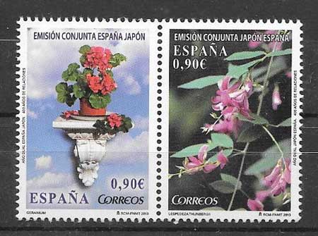 colección sellos Emisiones Conjuntas España 2013