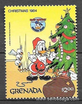 sellos disney Grenada 1984