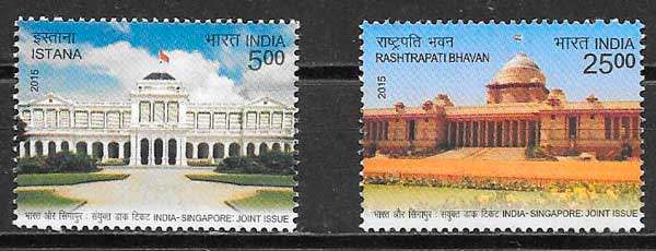 sellos emisiones conjuntas India 2015