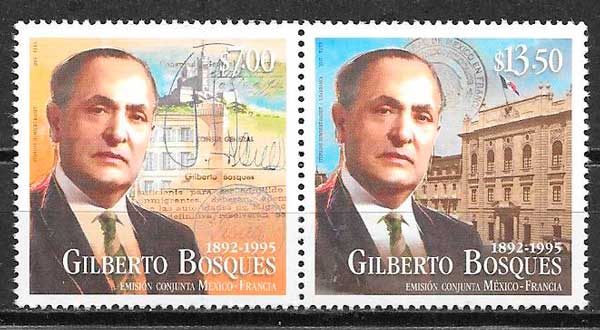 sellos emisión conjunta México 2015