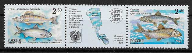 sellos emisiones conjuntas Rusia 2000