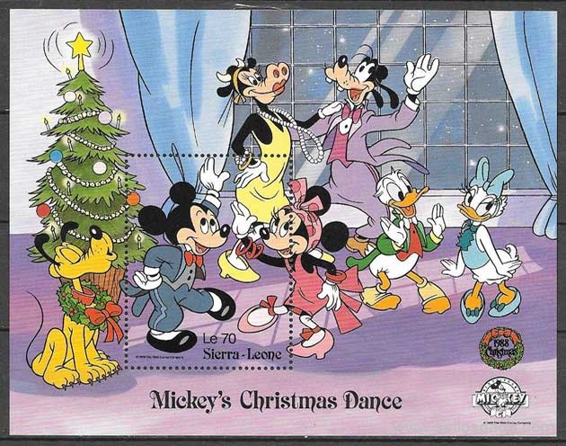 sellos Disney Sierra Leona 1988