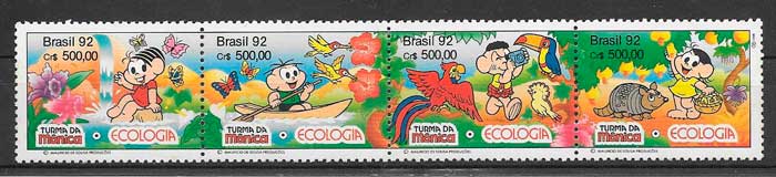 sellos cómic 1993 Brasil