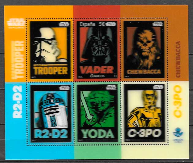 comprar sellos Star Wars España 2017