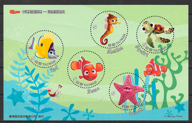 colección sellos cómic Formosa 2008
