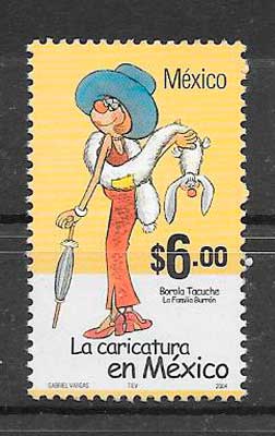 sellos cómic México 2004