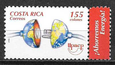 coleccion sellos UPAEP Costa Rica 2006