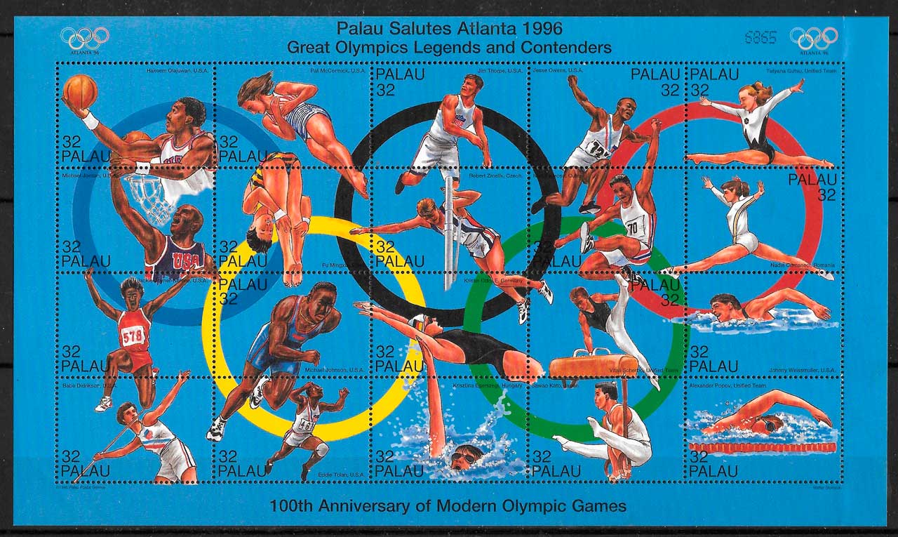 sellos NBA Palau 1996