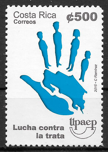 coleccion sellos UPAEP Costa Rica 2015