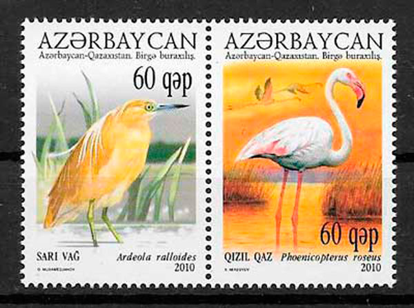 sellos emisiones conjunta Azerbaiyán 2009