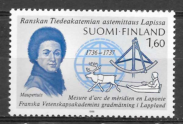 sellos emisiones conjunta Finlandia 1986