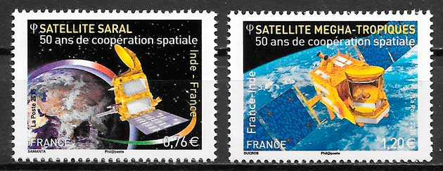 coleccion sellos Emisones Conjunta Francia 2015