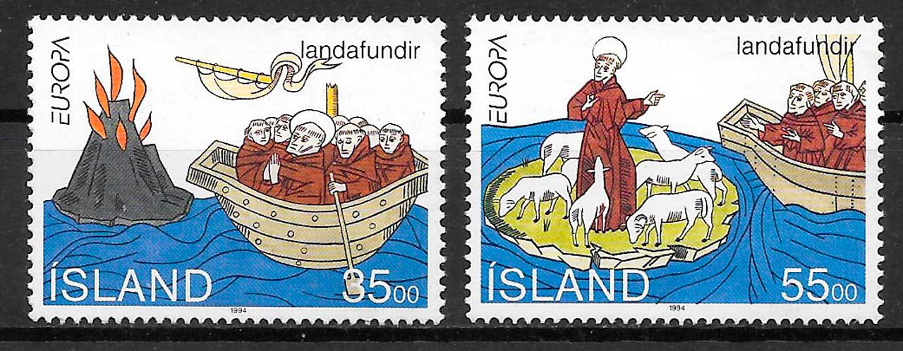 sellos emisiones1994 conjunta Islandia 