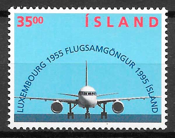 sellos emisiones conjunta Islandia 1995