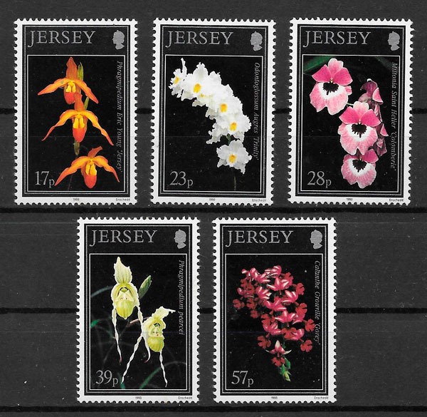 sellos orquídeas Jersey 1993