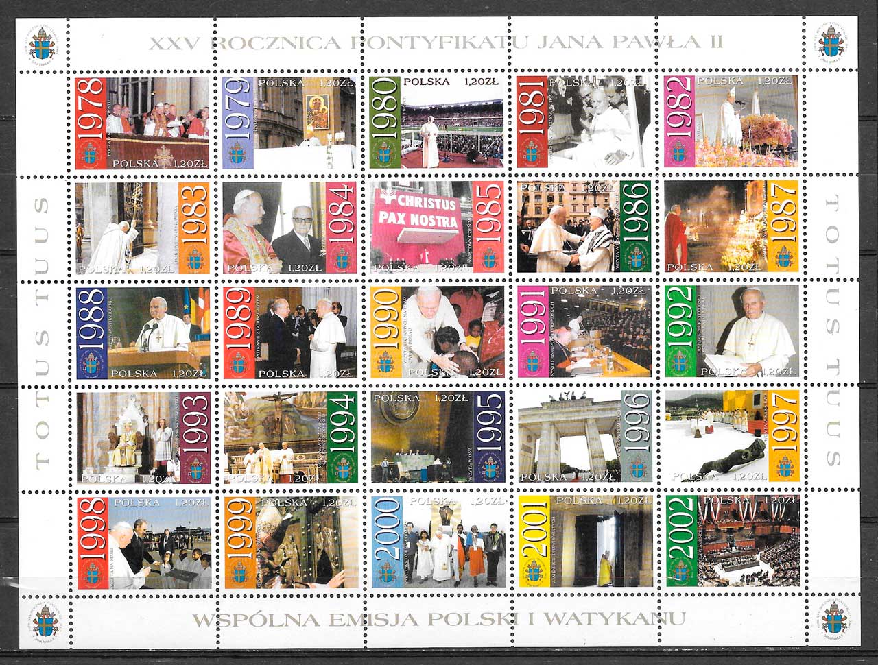 coleccion sellos emisiones conjunta Polonia 2003
