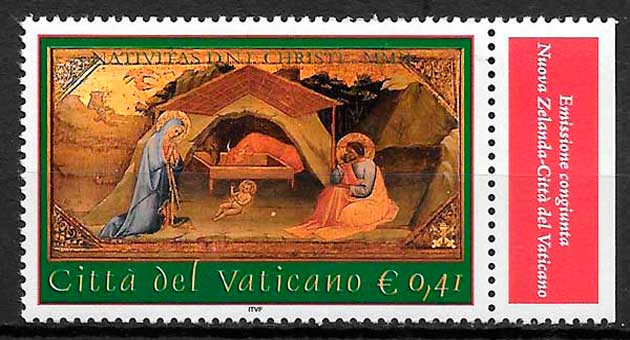 filatelia coleccion emisiones conjuntas Vaticano 2002