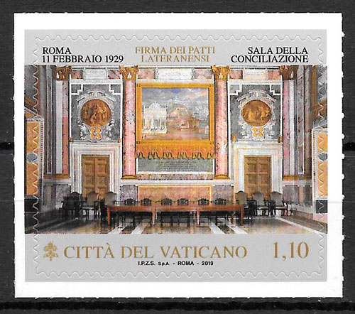 sellos emisiones conjunta Vaticano 2018