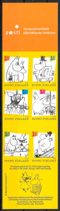 filatelia comic Finlandia 2009