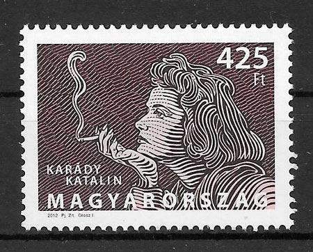colección sellos cine Hungría 2012