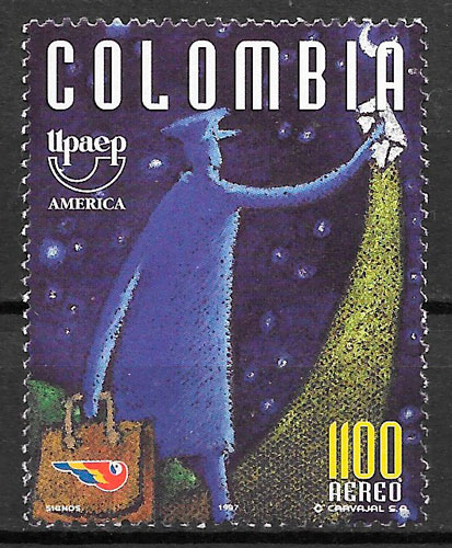 sellos upaep Colombia 1997