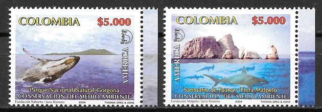 sellos upaep Colombia 2004