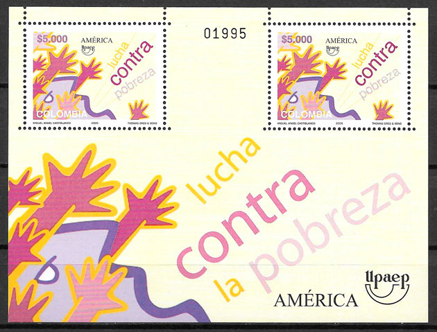 sellos upaep Colombia 2005