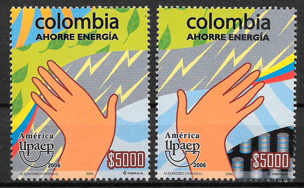 filatelia uapaep Colombia 2006