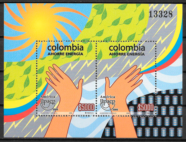 filatelia upaep Colombia 2006