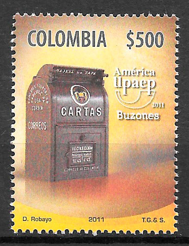 colección sellos upaep Colombia 2011