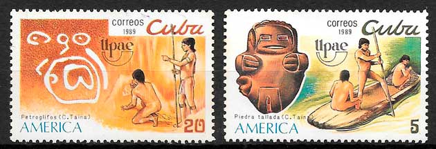 filatelia coleccion upaep Cuba 1989