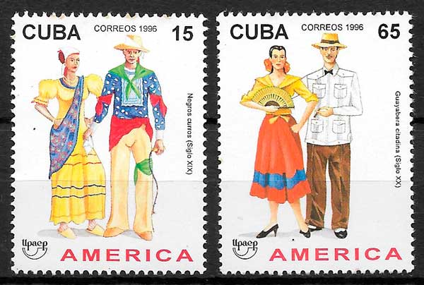 coleccion sellos upaep Cuba 1996