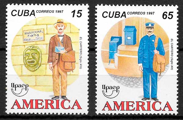 coleccion sellos upaep Cuba 1997