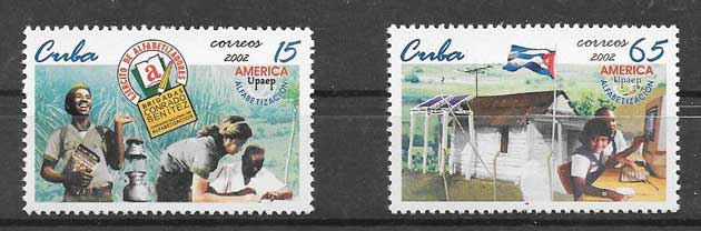filatelia upaep Cuba 2002