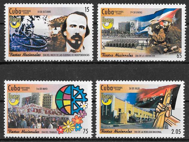 coleccion sellos upaep Cuba 2008