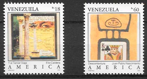 sellos UPAEP Venezuela 1992