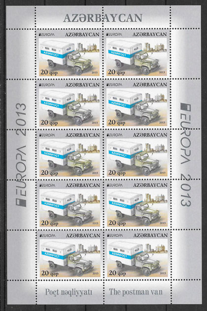 sellos Europa Azerbaiyan 2013