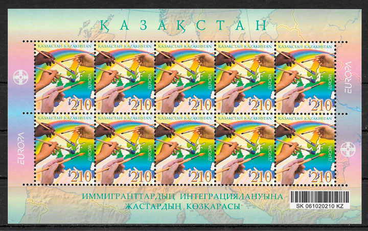 coleccion selos Europa Kasajastan 2006