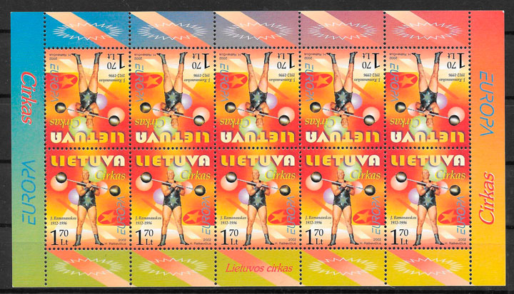 coleccion sellos Europa Lituania 2002