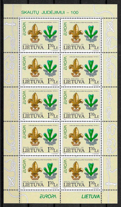 coleccion sellos Europa Lituania 2007