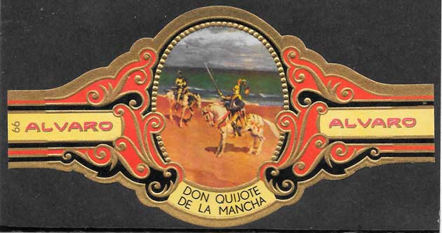 vitola marca Alvaro de Don Quijote de La Mancha